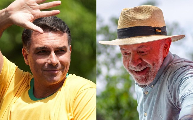 Flávio Bolsonaro saiu na frente na disputa pelo Planalto, com 47% dos votos válidos no primeiro turno, contra os 45,2% de Lula Flávio Bolsonaro saiu na frente na disputa pelo Planalto, com 47% dos votos válidos no primeiro turno, contra os 45,2% de Lula