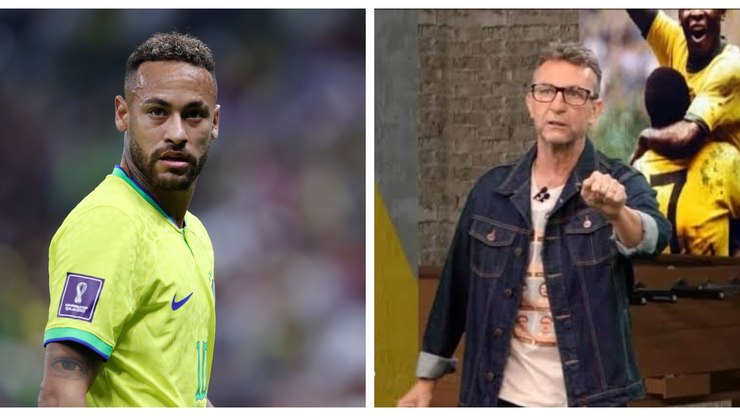 Neto se espanta com salário de Neymar no Santos: 