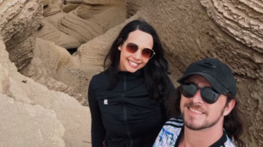 Turistas em selfie em Cânion de los Perdidos, no Peru