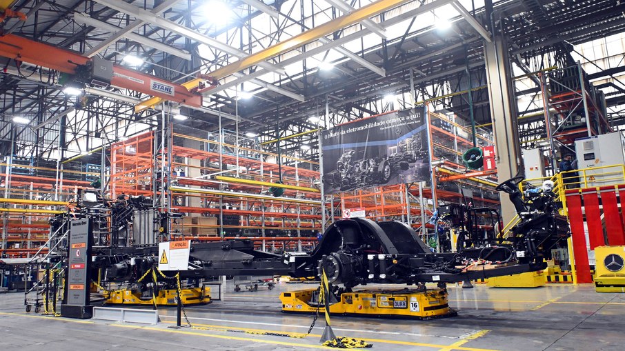 Fábrica de ônibus - Mercedes-Benz do Brasil - São Bernardo do Campo -SP Fábrica de ônibus - Mercedes-Benz do Brasil - São Bernardo do Campo -SP