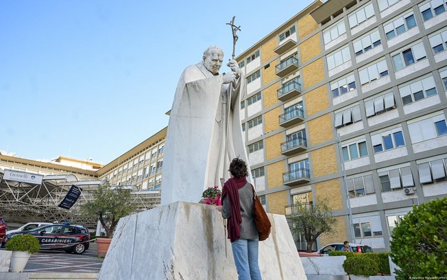 Policlínico Universitário Agostino Gemelli, em Roma, onde Leão 14 foi submetido a uma cirurgia para tratar um câncer no pulmão