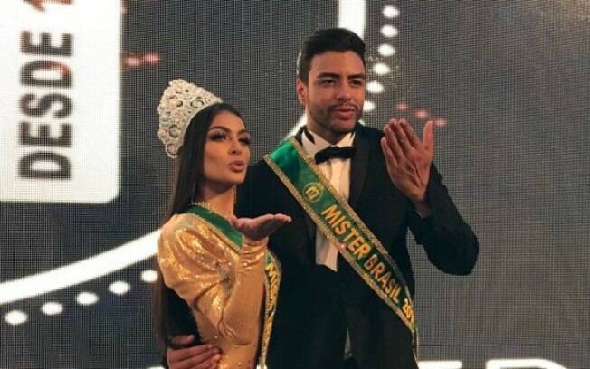 Miss Amazonas, Juliana Malveira, e o Mister Piauí, Antony Marquez