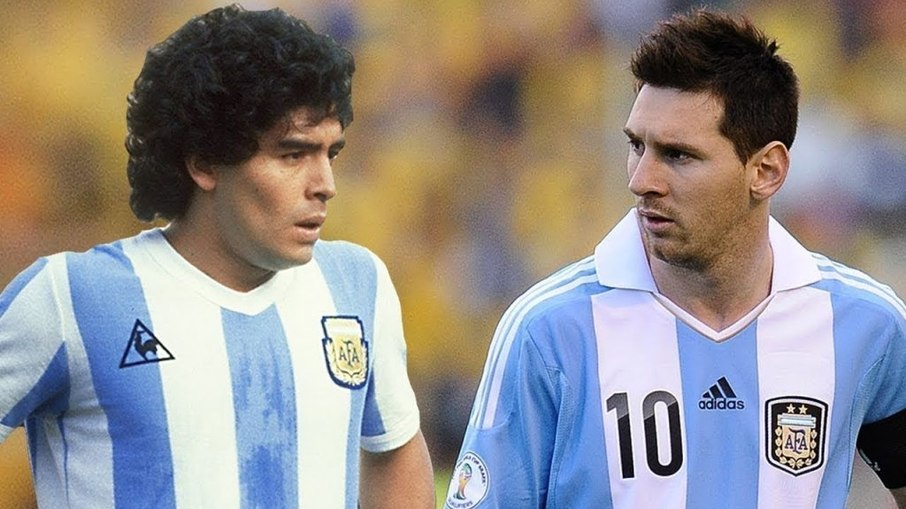 Os dois maiores ídolos da Seleção Argentina na história