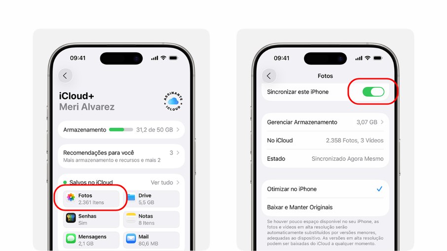iCloud ajuda a liberar espaço no iPhone, mantendo fotos e arquivos na nuvem