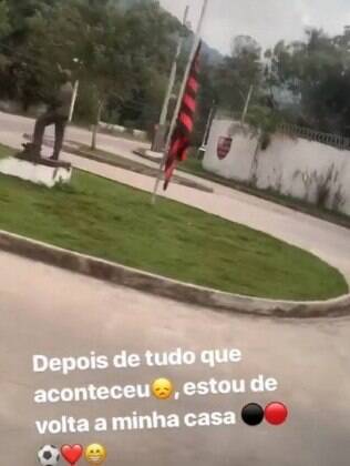 post de sobrevivente da tragédia do Flamengo