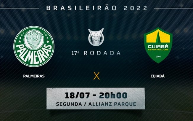 Palmeiras x Cuiabá: prováveis times, desfalques e onde assistir ao jogo pelo Brasileirão