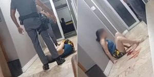 Vídeo: mulher é agredida com chute no rosto por PM no litoral