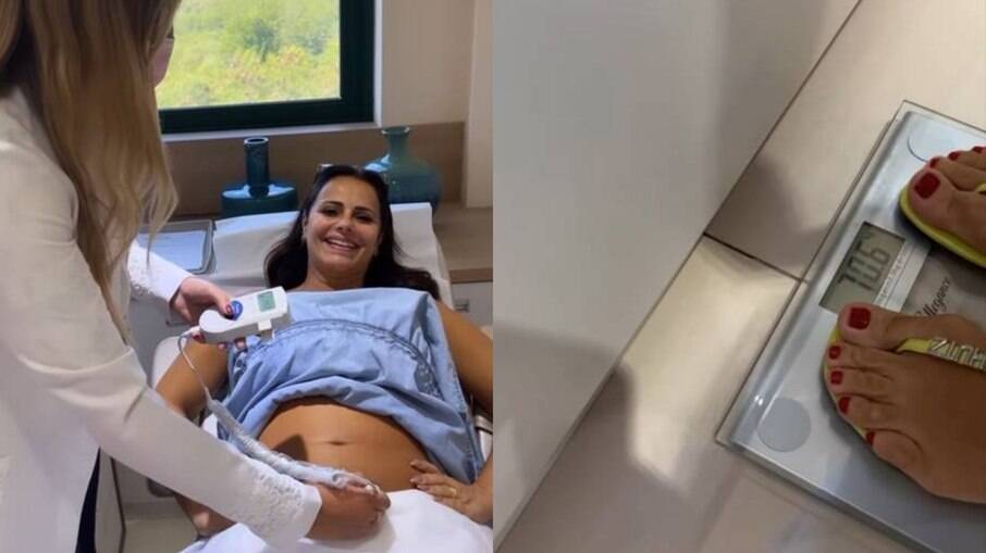 Viviane Araújo descobre quantos quilos engordou na gravidez