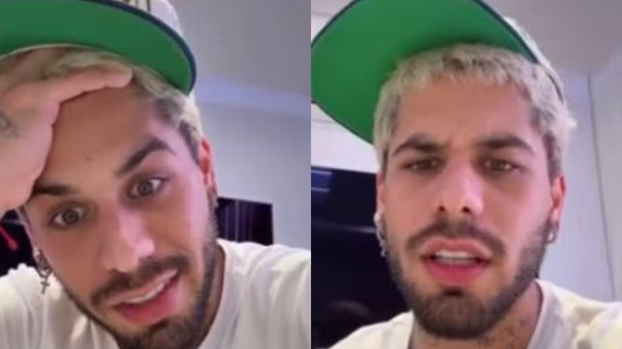 Zé Felipe nos stories do Instagram Zé Felipe nos stories do Instagram