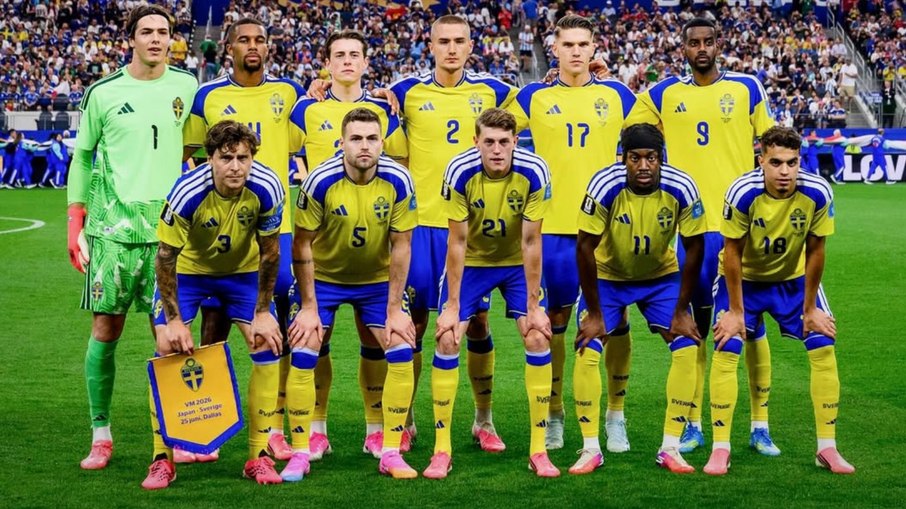 Titulares da Suécia contra o Japão