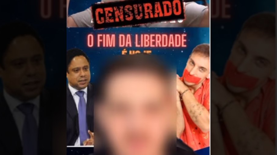 O vídeo distorce as informações do PL das Fake News