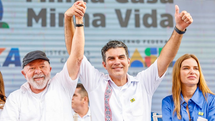 Lula e Helder Barbalho, governador do Pará
