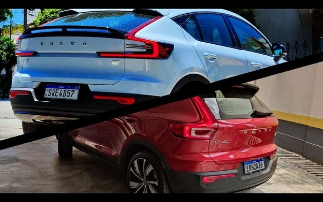 Volvo XC40 x C40: Quais as diferenças entre os SUVs elétricos?