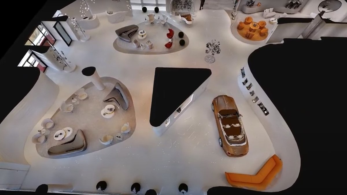 O terminal de ricos terá um espaço amplo com decoração clean e moderna