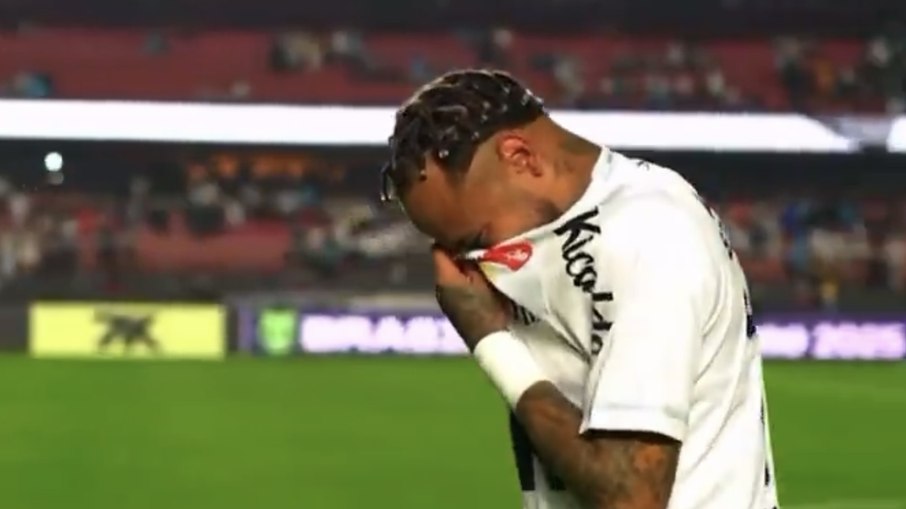 Neymar chora após goleada: Santos 0 x 6 Santos