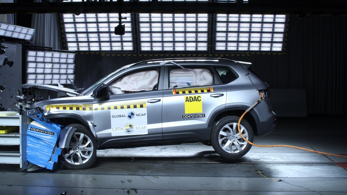 Volkswagen Taos volta ao Latin NCAP e mantém nota máxima Volkswagen Taos volta ao Latin NCAP e mantém nota máxima