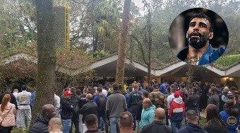 Choro, revolta e pedidos de justiça marcam enterro de Leandro Lo