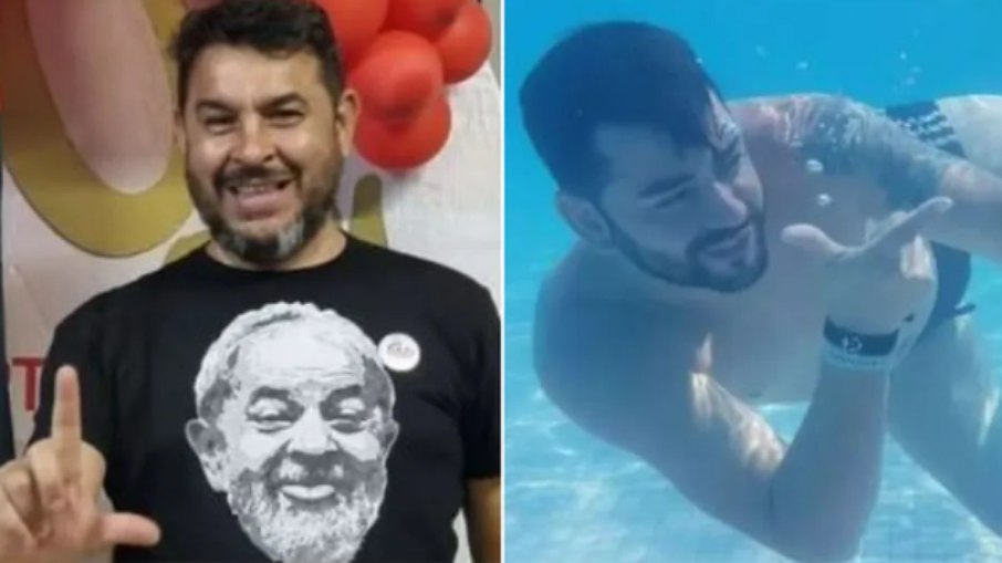 Marcelo Arruda (E) e Jorge Guaranho (D) Marcelo Arruda (E) e Jorge Guaranho (D)