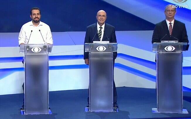 Candidatos à Presidência da República participaram do primeiro debate, promovido pela TV Bandeirantes