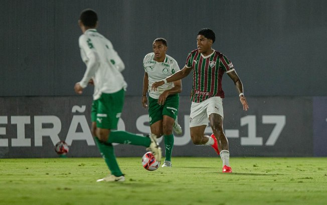 Fluminense e Palmeiras mediram forças nesta quinta-feira (27), pela 13ª rodada do Brasileirão Sub-17