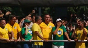 Ato pró-Bolsonaro no Rio terá três governadores e 50 parlamentares