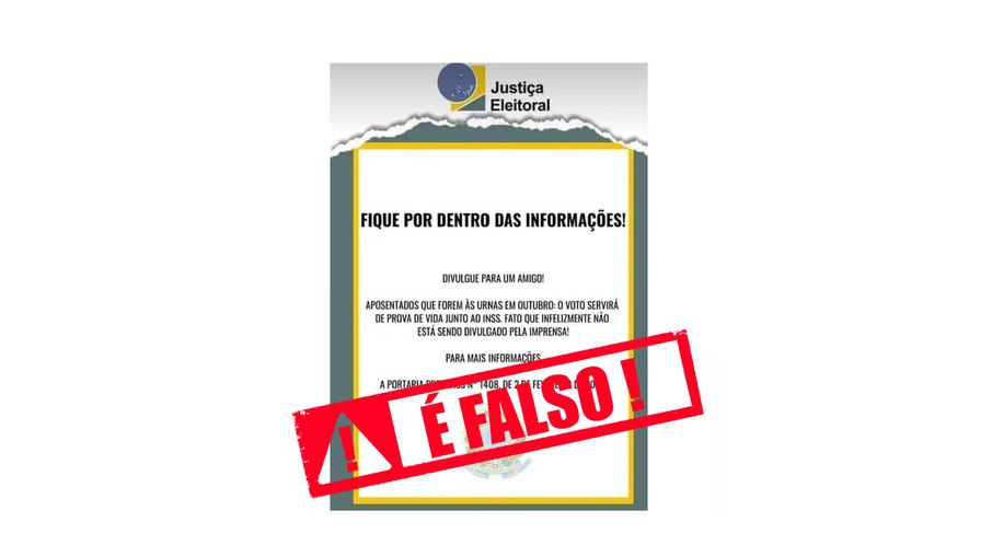 O INSS reforça que não realiza esse tipo de ação