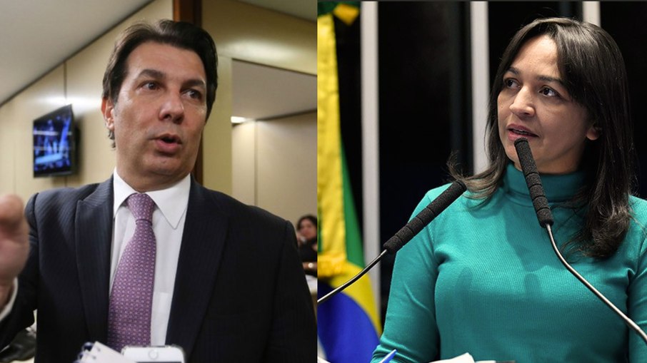 Presidente da CPI, deputado federal Arthur Maia (União-BA) e a relatora senadora Eliziane Gama (PSD-MA)