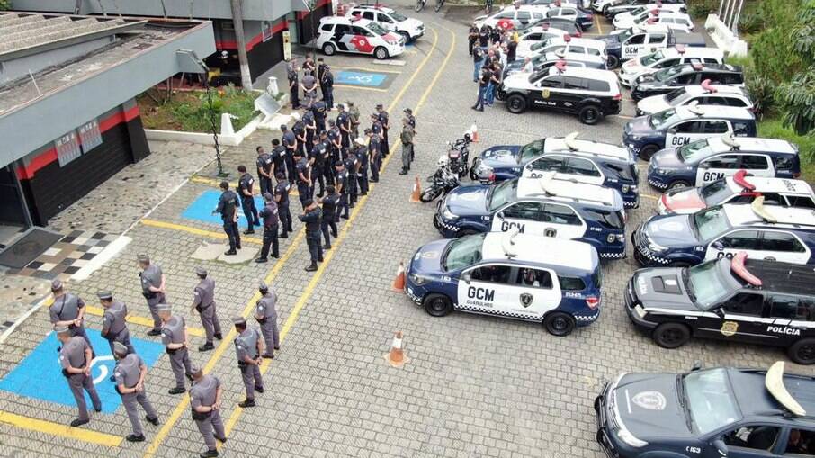 Vários bairros de Guarulhos receberam a ação de segurança integrada.