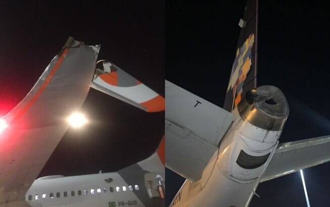Aviões da Gol e Azul colidem no Aeroporto de Viracopos