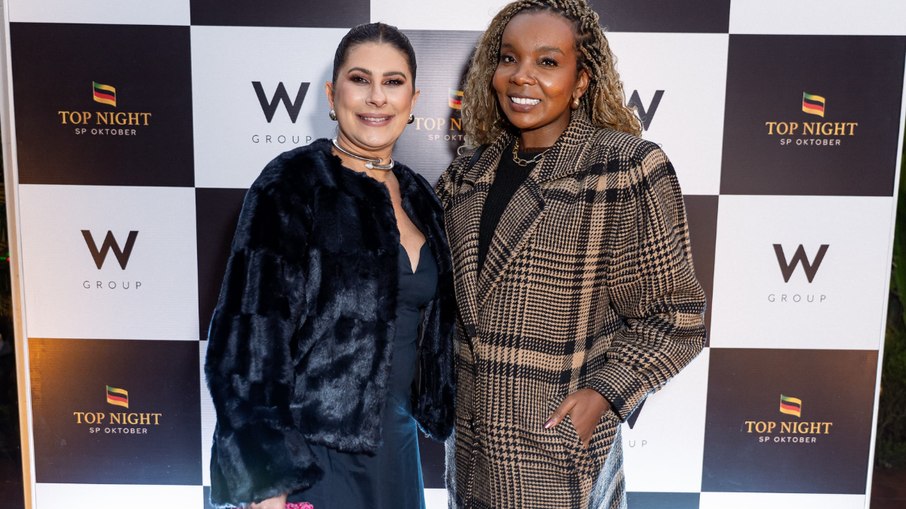 Soraia Carrasco e Thelminha no evento Top Night