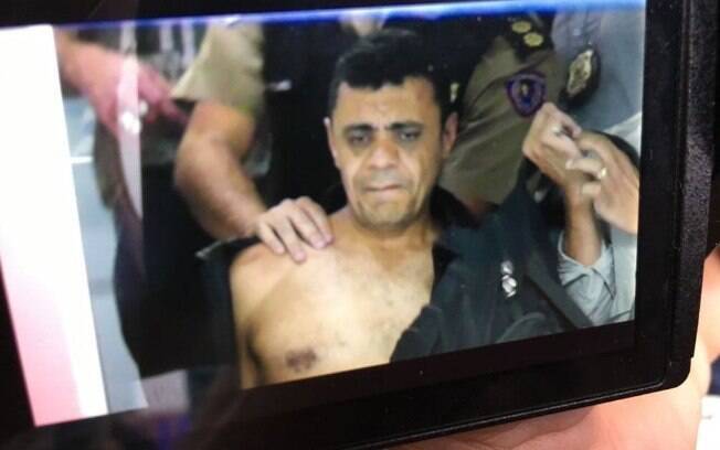 Momento exato da prisão de Adelio Bispo de Oliveira. Foto: Reprodução