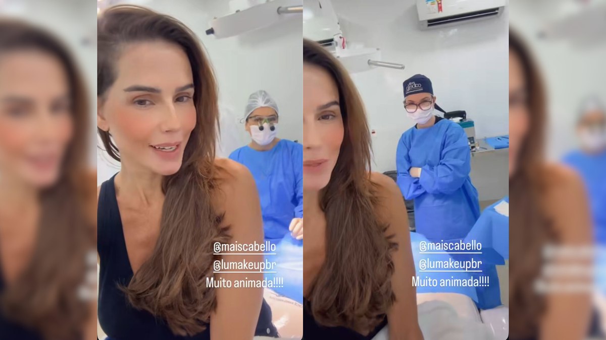 Deborah Secco passa por transplante de sobrancelhas e compartilha empolgação com fãs