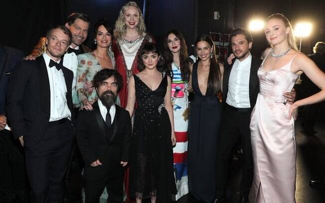 O elenco de Game of Thrones curtiu bastante a noite do Emmy 2019
