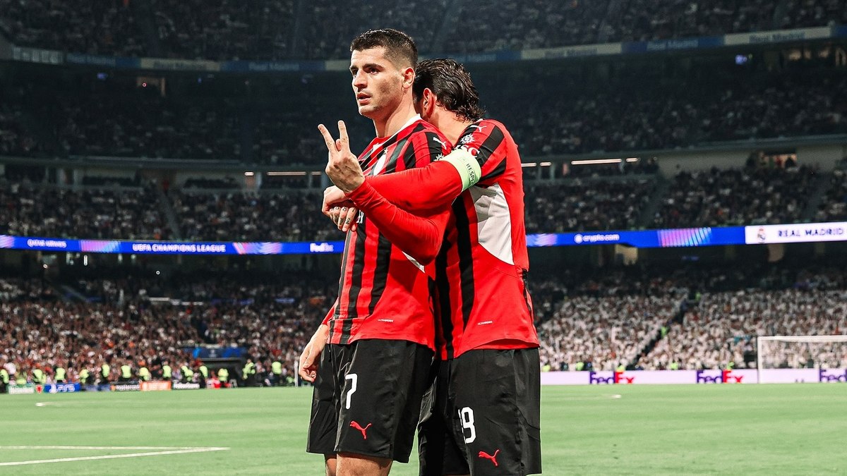 Milan vence Real Madrid em pleno Santiago Bernabéu pela Champions League