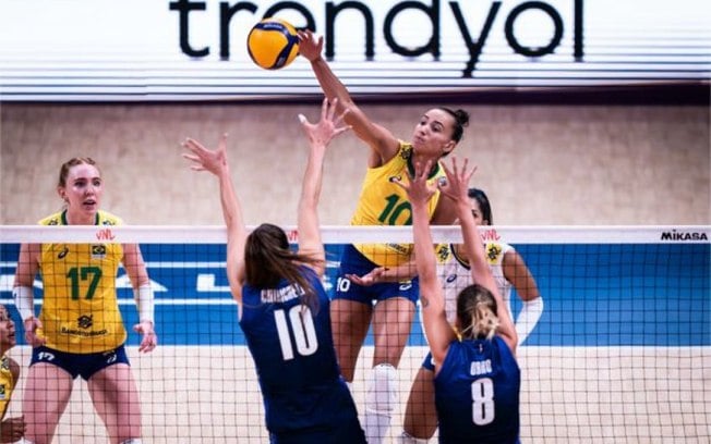 Brasil perde para a Itália e é vice-campeã da Liga das Nações feminina