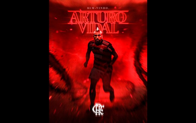 Após chegada de Vidal ao Flamengo, perfil oficial da Champions League exalta 'heróis' do clube brasileiro