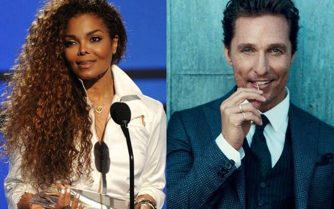 Casais famosos esquecidos: Janet Jackson e Matthew McConaughey