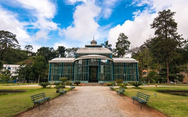 O Palácio de Cristal é cenário de várias exposições e eventos importantes de Petrópolis