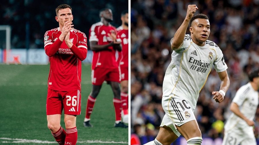 Liverpool e Real Madrid estão atrás em seus duelos e precisam vencer o segundo jogo Liverpool e Real Madrid estão atrás em seus duelos e precisam vencer o segundo jogo