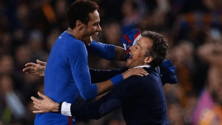 Neymar e Luis Enrique irão se reencontrar no PSG