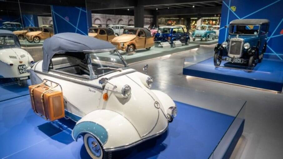 Entre as preciosidades do Museu Cini MicroCars Collection, está o Messerschmitt KR 201