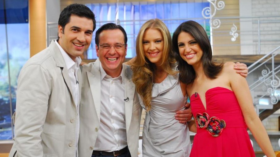 Gianne Albertoni, Chris Flores, Celso Zucatelli e Edu Guedes Gianne Albertoni, Chris Flores, Celso Zucatelli e Edu Guedes