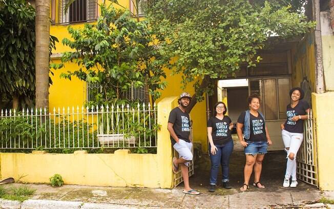 Ronaldo Mattos, Flavinha Lopes, Thais Siqueira e Evelyn Vilhena, integrantes do projeto Desenrola e Não Me Enrola