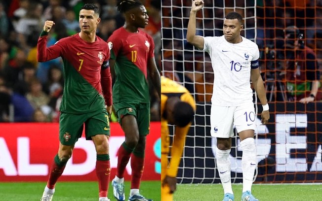Portugal e França garantem vaga na Euro com shows de Cristiano e Mbappé