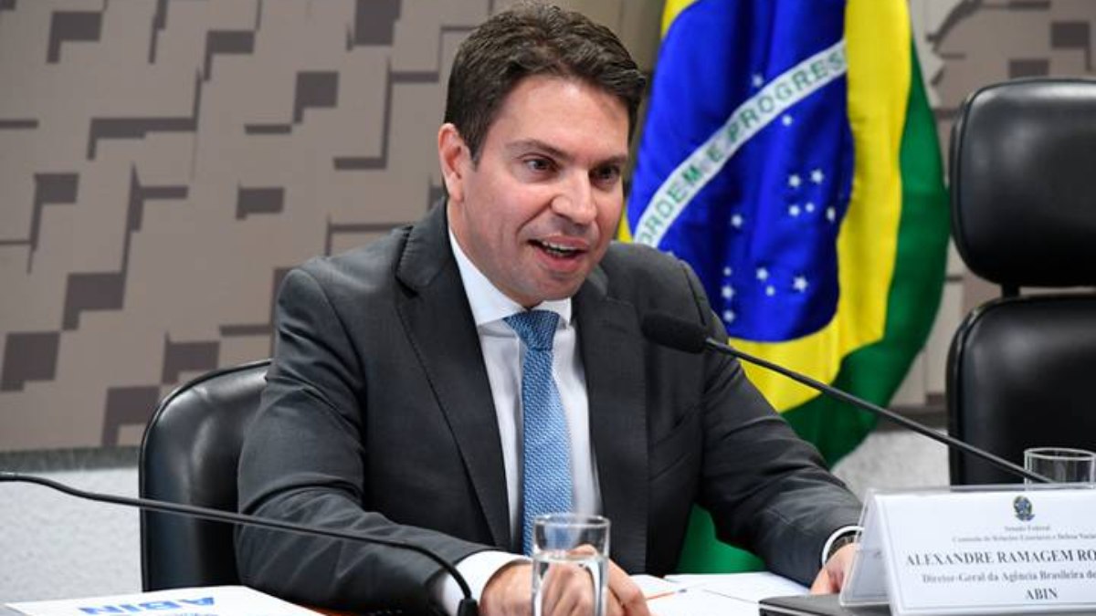 Deputado Alexandre Ramagem, que foi condenado no julgamento da trama golpista Deputado Alexandre Ramagem, que foi condenado no julgamento da trama golpista