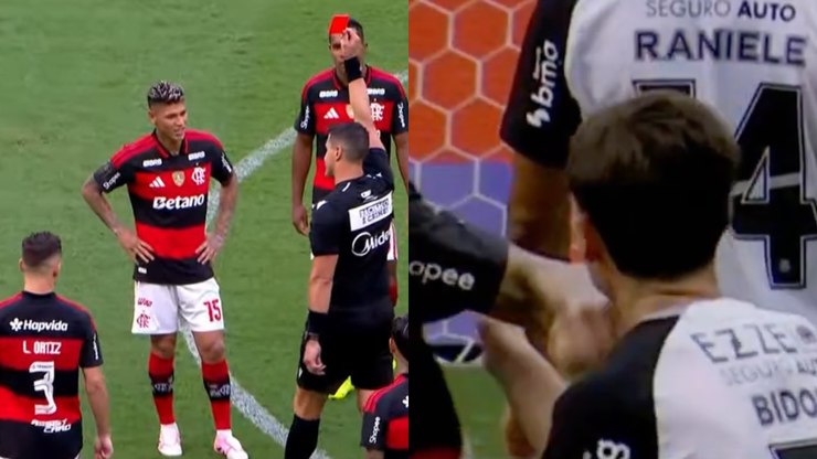 CBF explica expulsão no VAR; Filipe Luís: "Nunca tinha visto"