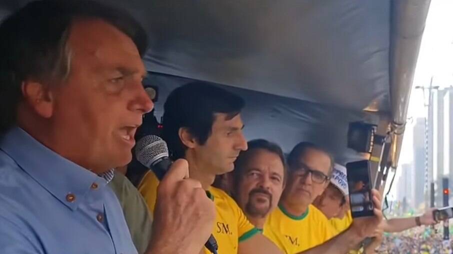 Bolsonaro discursou na Av. Paulista