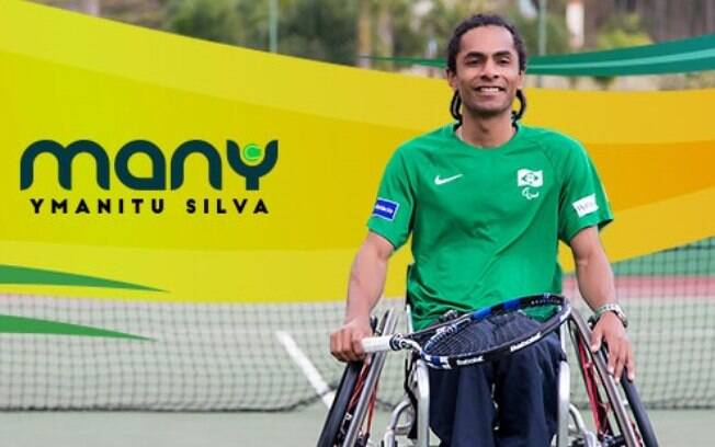 Many Silva, vai representar o Brasil no Rio 2016 em sua estreia em Jogos Paralímpicos, na categoria quad do tênis