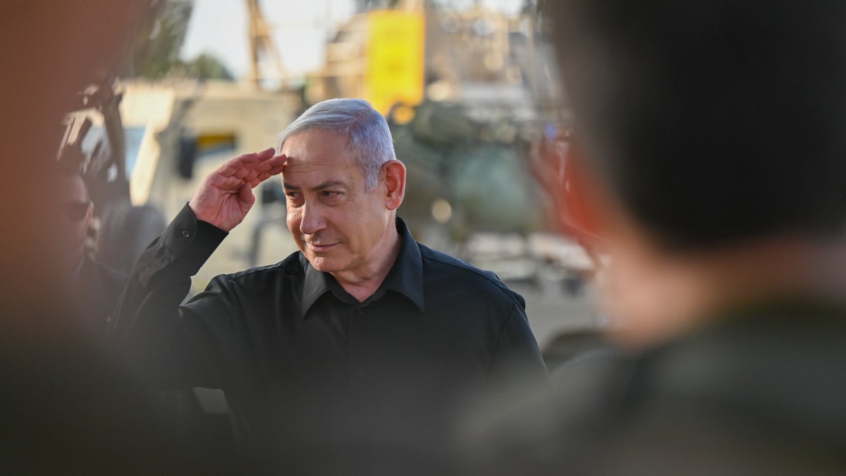 Visita do primeiro-ministro israelense, Benjamin Netanyahu, à unidade Yalam do Corpo de Engenharia