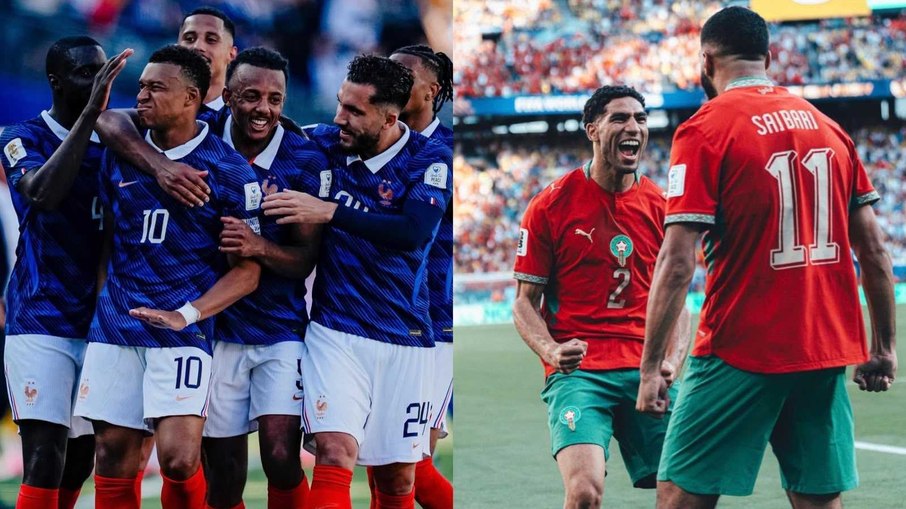 França e Marrocos se encaram nas quartas de final da Copa do Mundo